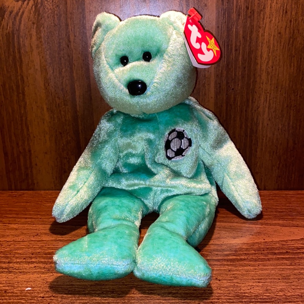 “Kicks” beanie baby